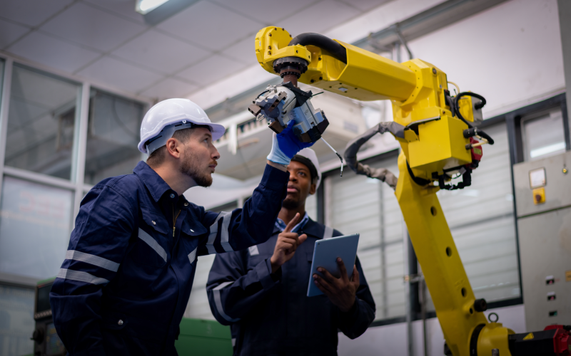 Image highlight IoT integration in manufacturing