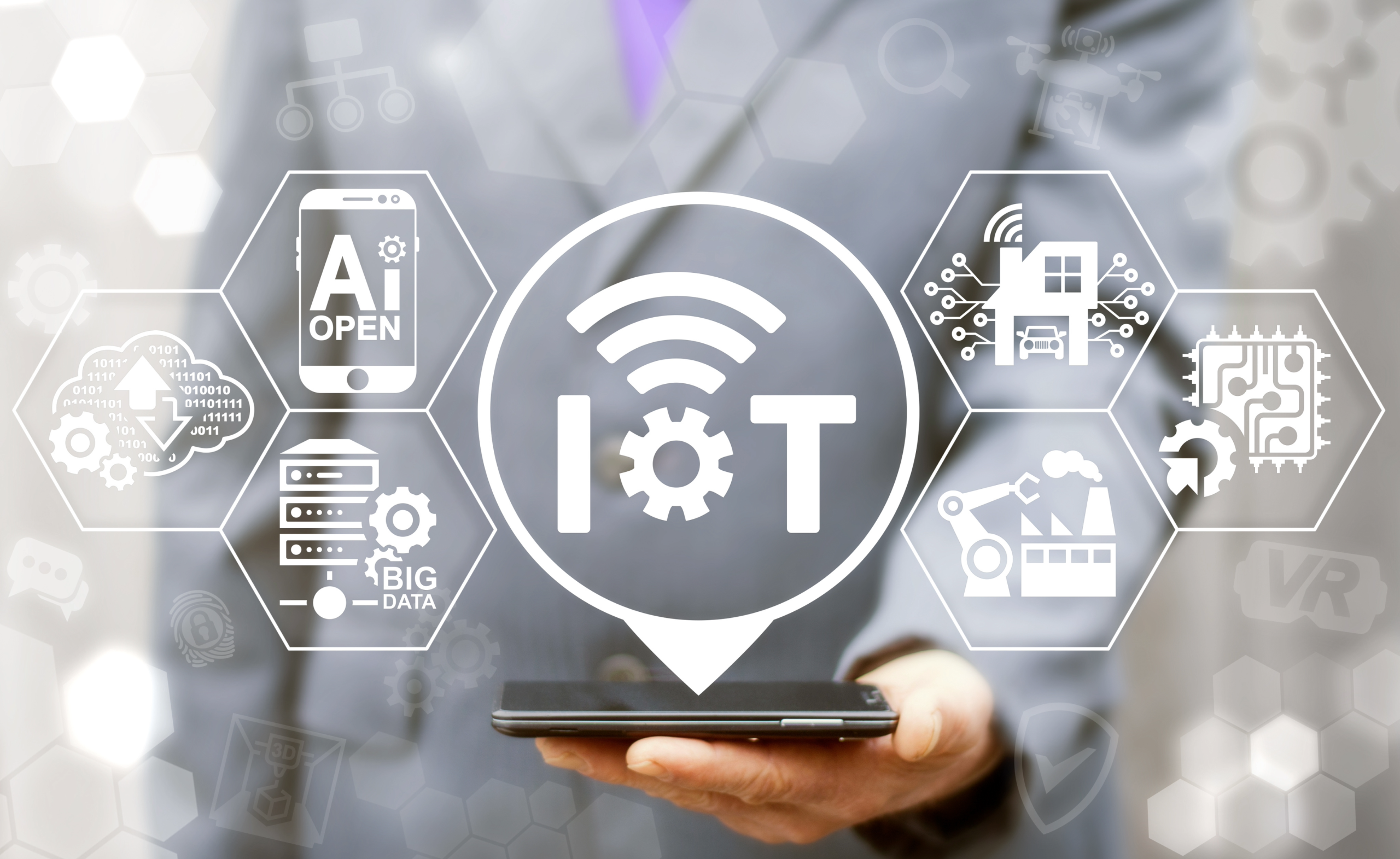 Graphic highlighting home automation and IoT connections such as WiFi, Zigbee, Z-Wave, and Beyond