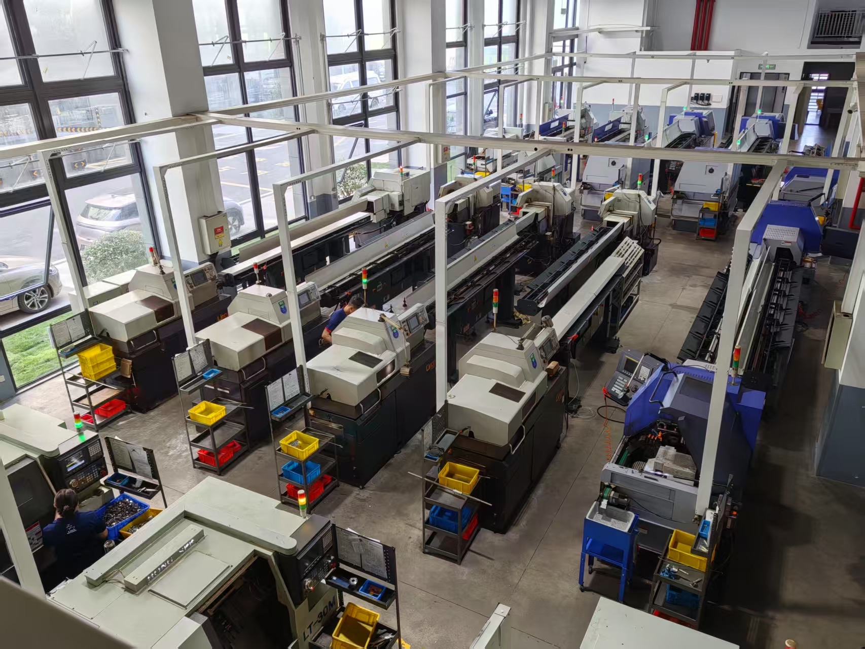 Factory floor used for contract manufacturing services