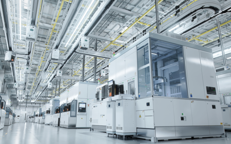 Image showing a factory to highlight how IoT devices are going to redefine global manufacturing