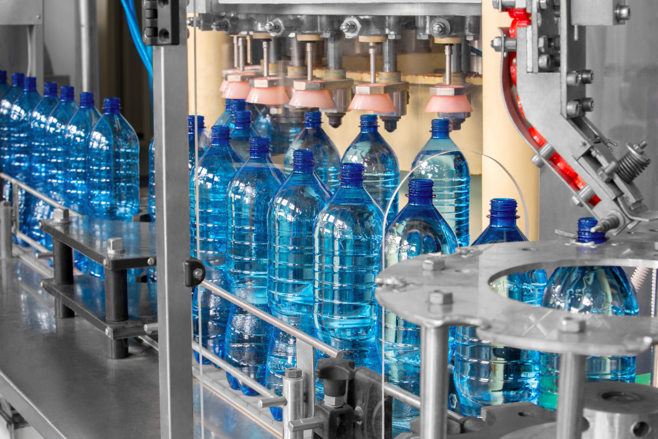 FDA approved plastic water bottles for the food and beverage industry