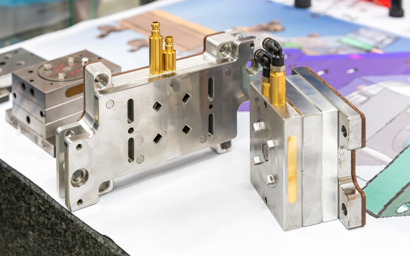 Image of mold flow analysis for complex IoT devices