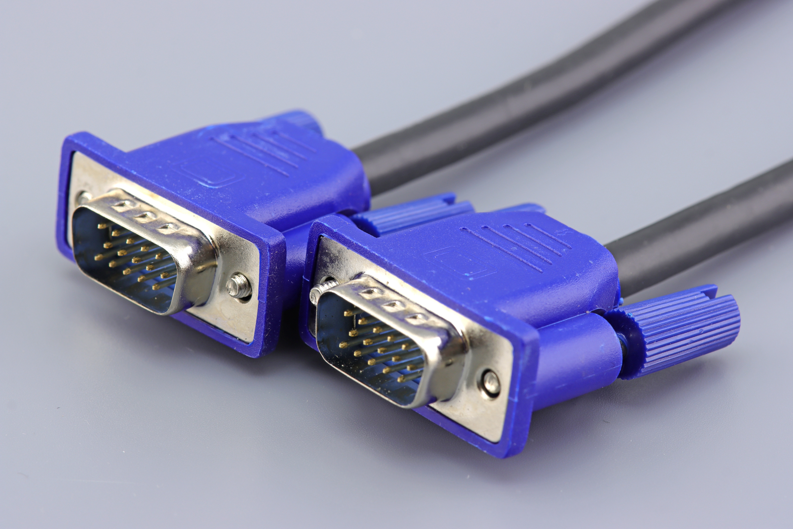 Image of electronic connectors that used insert molding