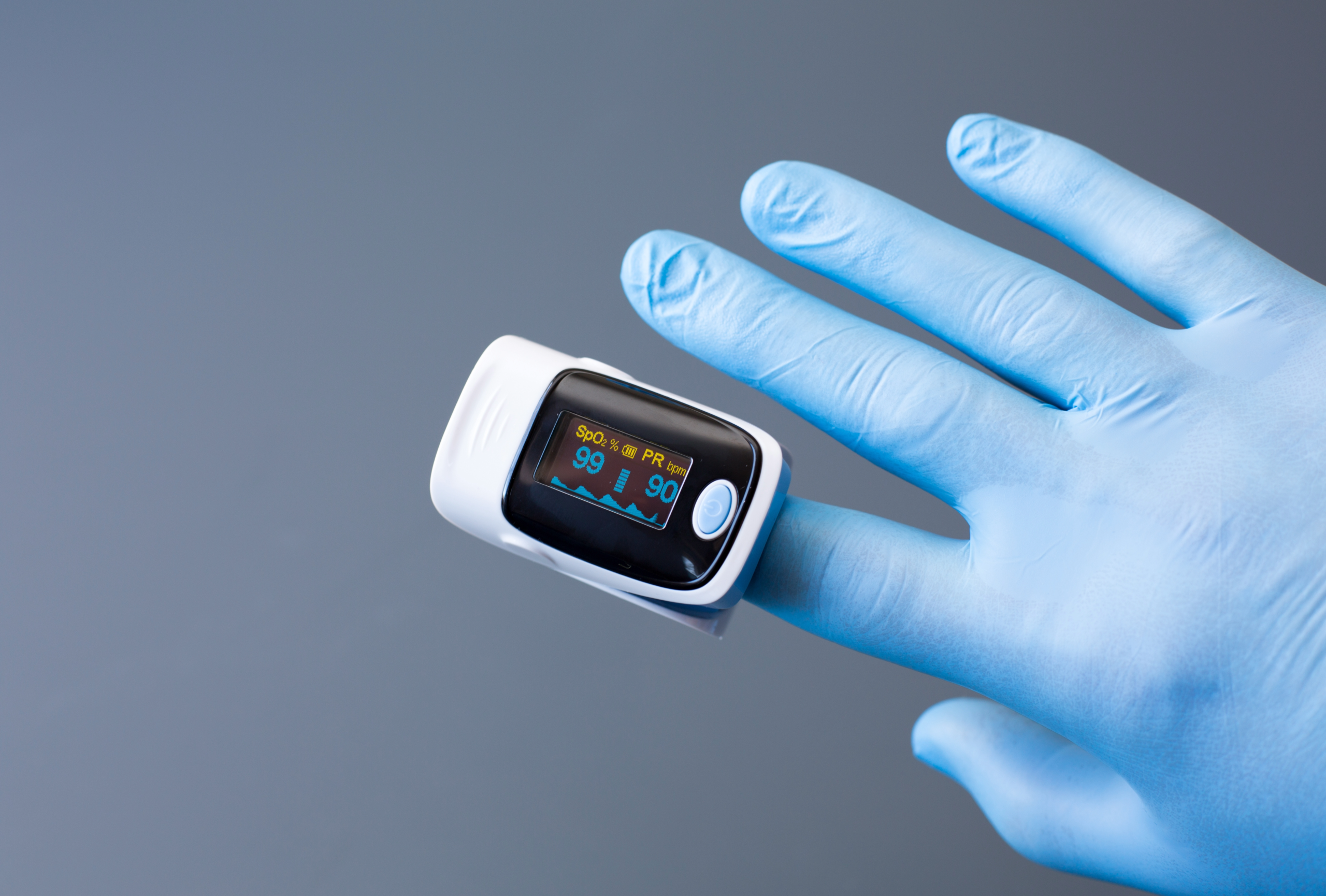 Image of health monitoring device using medical-grade plastic