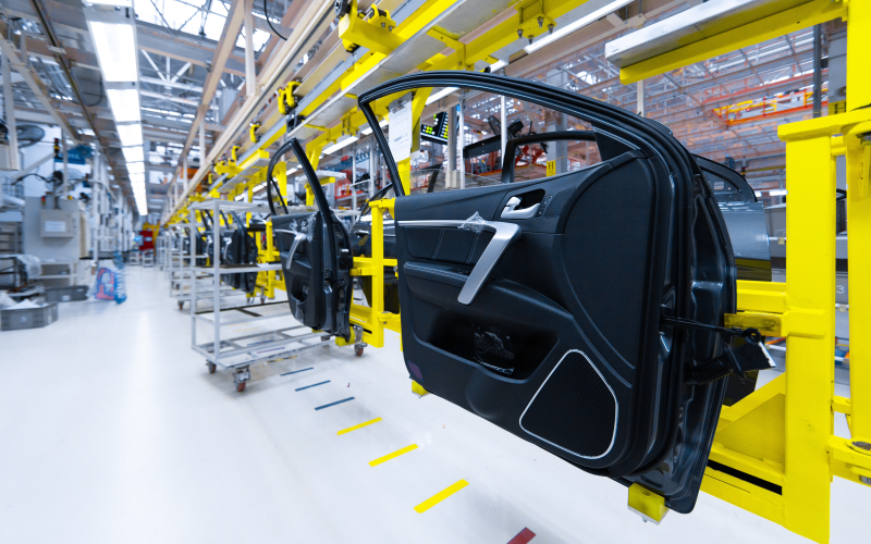 Photo highlighting the use of plastic injection molding in auto parts