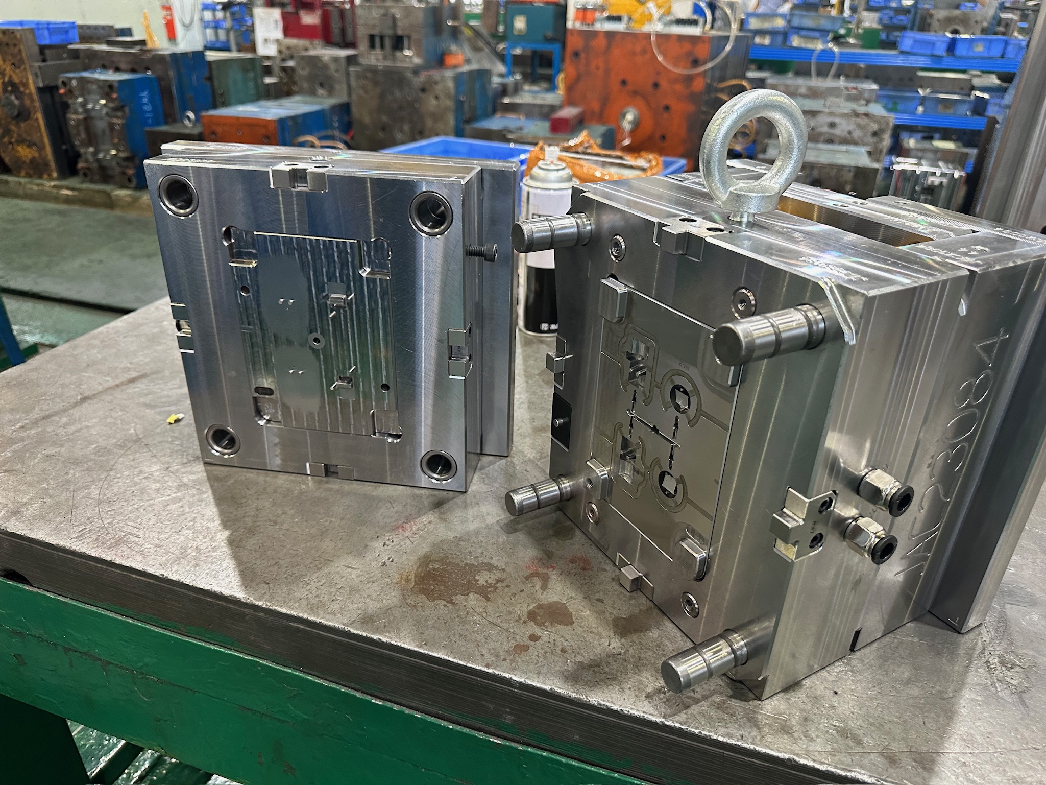 Image of tooling for plastic injection molding