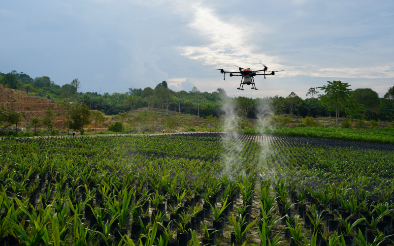 Smart Farming: Embedded electronics in drones