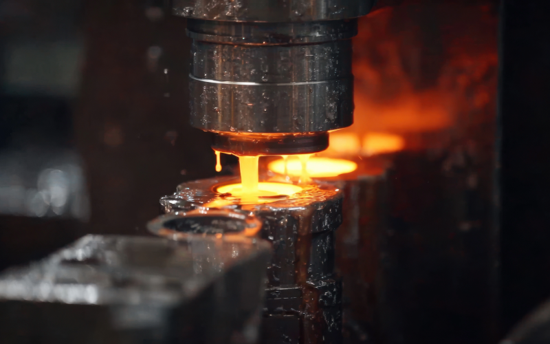 closed-die forging